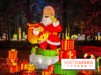 L'Odyssée Lumineuse 2024, le parcours de lumières au Parc Floral - les photos - Père Noël - cadeaux