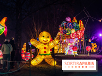 L'Odyssée Lumineuse 2024, le parcours de lumières au Parc Floral - les photos -  bonhomme pain d'épice