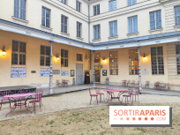 Centre Culturel Irlandais et sa bibliothèque  - cour