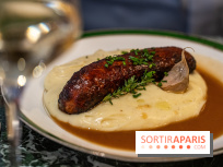 Le Bistro des Livres, le restaurant français pour les amoureux des bouquins -  saucisse purée 