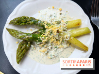 Le Cochon à l'Oreille - Asperges, sauce mimosa