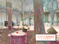 Ernesto Neto tisse une nouvelle installation monumentale gratuite au Grand Palais, nos photos
