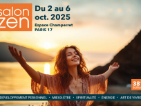 Salon Zen Paris du 2 au 6 octobre 2025 à l'Espace Champerret (Paris 17e)