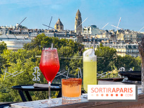 Bar Les Ombres : cocktails & tapas sur le rooftop du Musée du Quai Branly avec vue sur la tour Eiffel