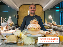 Les bûches et créations de Noël et fêtes de Ladurée 2025