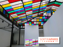 Daniel Buren et Miles Greenberg, nos photos de l'expo au Reiffers Art Inititiatives à Paris