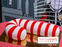 Candy Cake, la Bûche de Noël 2025 du Printemps Haussmann par Bryan Esposito, clin d'œil à New-York - IMG 9522