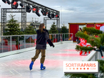 Noël 2025 aux Galeries Lafayette Haussmann : une patinoire éphémère sur les toits de Paris