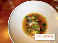 Gramme Paris - Bonite grillée, kiwi, topinambours