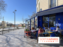 Moncœur Belleville - Terrasse vue Paris