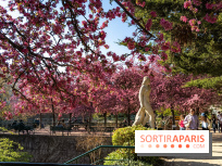 Les pommiers et cerisiers en fleurs du Jardin de Reuilly, Parc de Reuilly à Paris 12e - photos