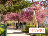 Les pommiers et cerisiers en fleurs du Jardin de Reuilly, Parc de Reuilly à Paris 12e - photos  - balade