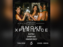 Smoke Xperience : Soirée Rap, R&B et Afro chez Lulu au cœur de Paris - FLYER 45 BLACK