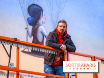 Seth et sa nouvelle fresque street-art XXL  Paris 13e - photos