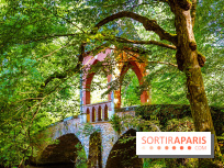La réserve Naturelle des Etangs de Bonnelles, son pont kiosque, temple de l'amour et ses trésors
