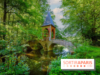 La réserve Naturelle des Etangs de Bonnelles, son pont kiosque, temple de l'amour et ses trésors