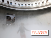 Fujiko Nakaya : nos photos de sa sculpture de brouillard à voir à la Bourse de Commerce