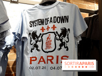 Pop-up store System of a Down à Paris - nos photos