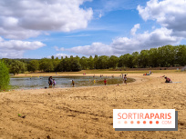 Île de loisirs du Val de Seine dans les Yvelines, plage, baignade et activités - photos