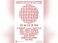 Hope & Love for Japan, 1979, Soirée, Ariel Wizman, Pony Pony Run Run, Chateau Marmont.
