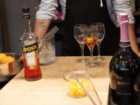 Bar à Spritz à l'Hôtel Crayon Rouge avec Great Wine Italy