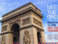 Dégustation de bouchées française sur le toit de l'Arc de Triomphe avec Goût de France