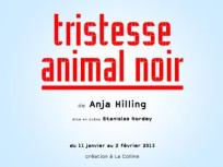 tristesse animal noir