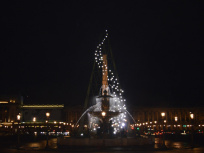 Phares sur la Place de la Concorde pour la COP21
