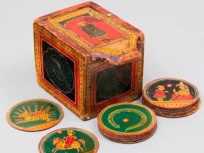 Ganjifas, cartes à jouer indiennes au Musée de la Carte à Jouer