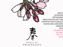 Haïku de printemps, la fête du printemps japonais à Elephant Paname