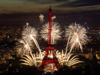 Feu d'artifice du 14 juillet 2019 depuis la tour Montparnasse