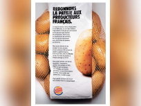 Burger King vous offre un kilo de pommes de terre pour soutenir les agriculteurs