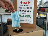 Paris installe des bornes de collecte de masque pour les recycler en règles !