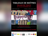 graffiti, tableaux de maitres Palais Tokyo 