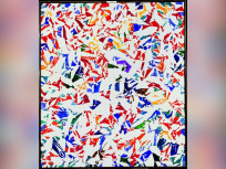 exposition Simon Hantaï Centre Pompidou 2013