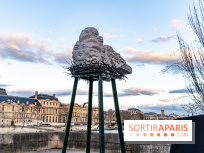 Insolite à Paris : quel est cette sculpture sur nid sur le pont du Carrousel ? 