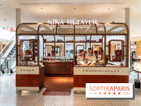 Nina Métayer ouvre "Destination Chocolat" à la Samaritaine