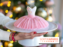 La Bûche de Noël 2025 du Café de la Paix spécial Belle aux Bois Dormant  : l'Adage à la Rose