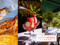 La terrasse-restaurant en jardin du Shangri-La Paris : Summer by La Bauhinia pour les beaux jours