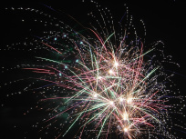Feu d'artifice du 14 juillet 2019 à Dammarie-les-Lys (77)