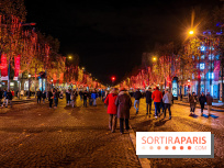 Inauguration des Illuminations de Noël des Champs-Élysées avec Clara Luciani