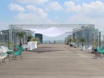 Les afterwork en rooftop sur toit de la Grande Arche de la Défense