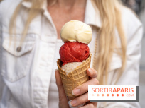 Fruits givrés, glaces aux saveurs bretonnes et kouign-amann glacé à la Glacerie Paris