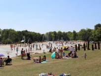 Le Parc Hérouval à Gisors, le parc de loisirs avec plage et jeux d'eau