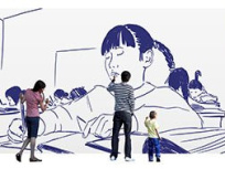 Journée Internationale des filles sur le Parvis de l'Hôtel de Ville