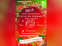 Noël'Fest 2012, l'allée des créateurs de Ménilmontant