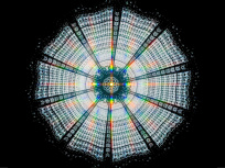 La coupole des Galeries Lafayette transformer en arc-en-ciel avec l’œuvre de Kimsooja