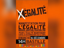 Manifestation pour l'égalité à la Bastille