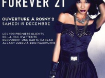 Inauguration de la boutique Forever 21 à Rosny 2 avec Lorie