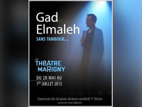 Gad Elmaleh au Théâtre Marigny